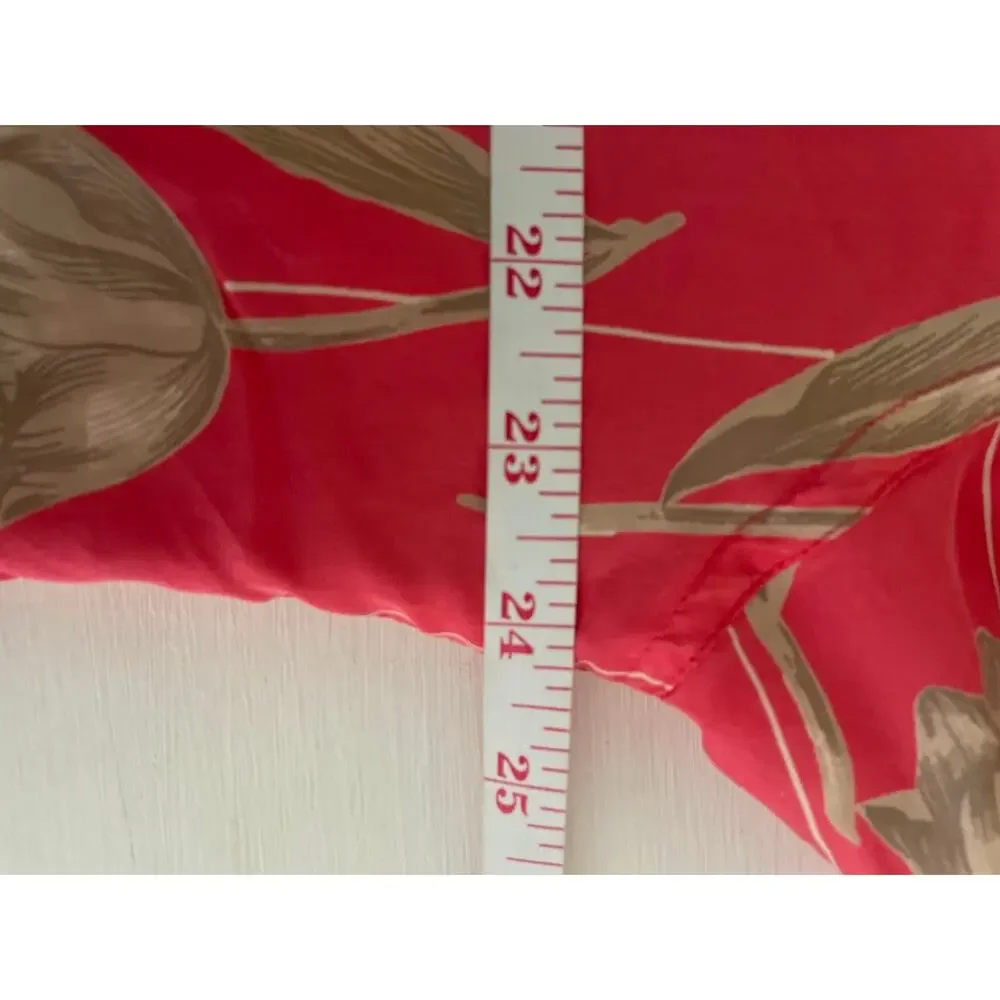 coAco Silk Tulip Windbreaker Jacket Womens M Pink Coral Y2K Light Weight Coat